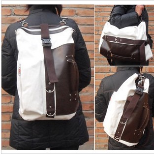 Brown White Canvas Fashion Backpacks_1_1.jpg